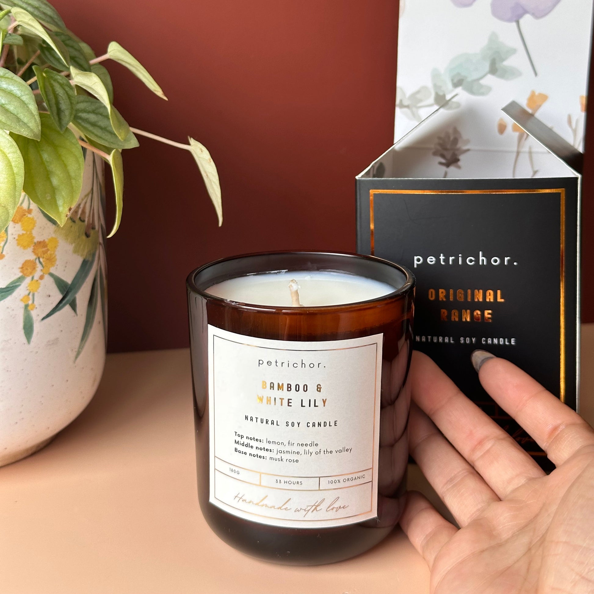 white lily candles Bamboo & White Lily - Handmade Candles Australia