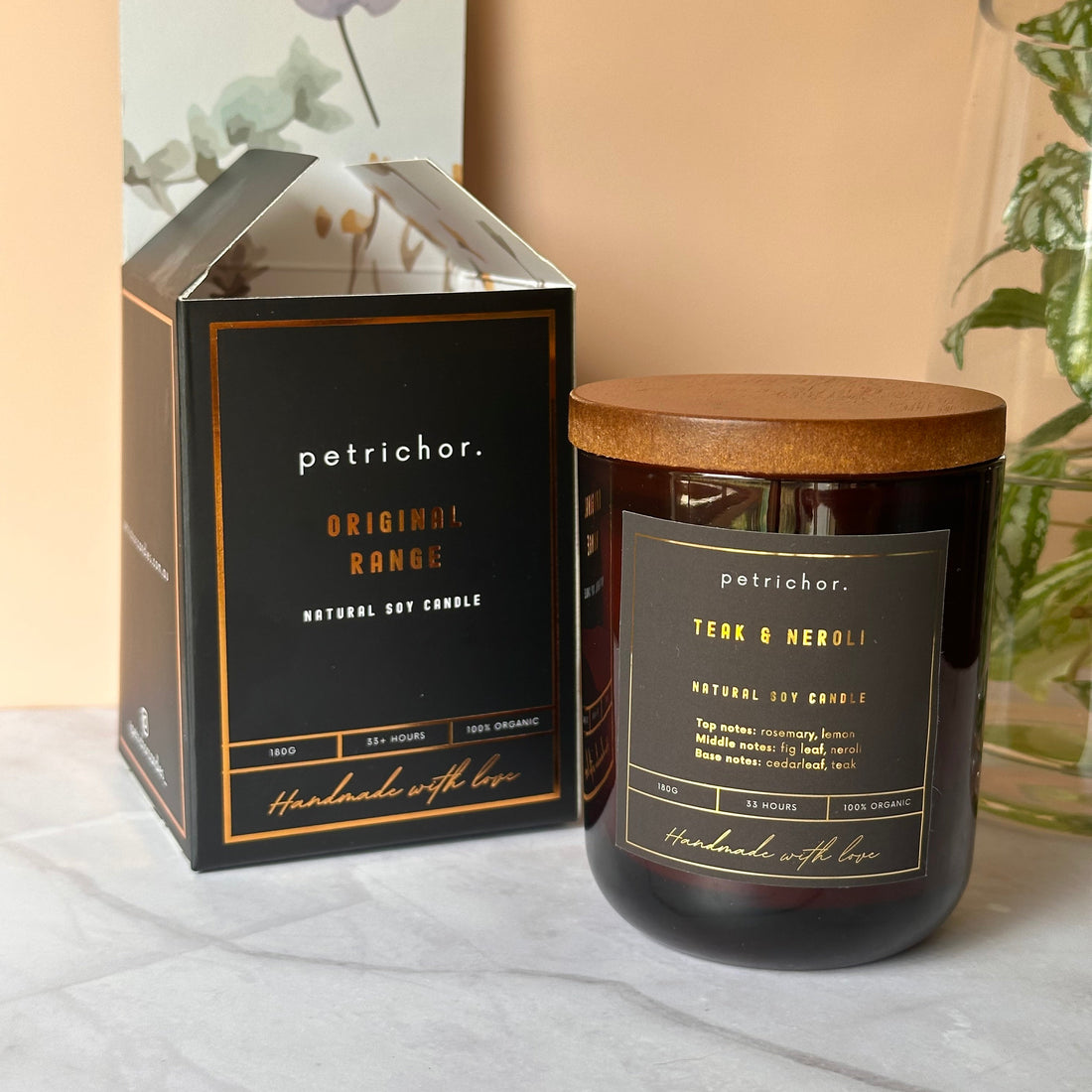 Teak & Neroli - Handmade Candles | Petrichor