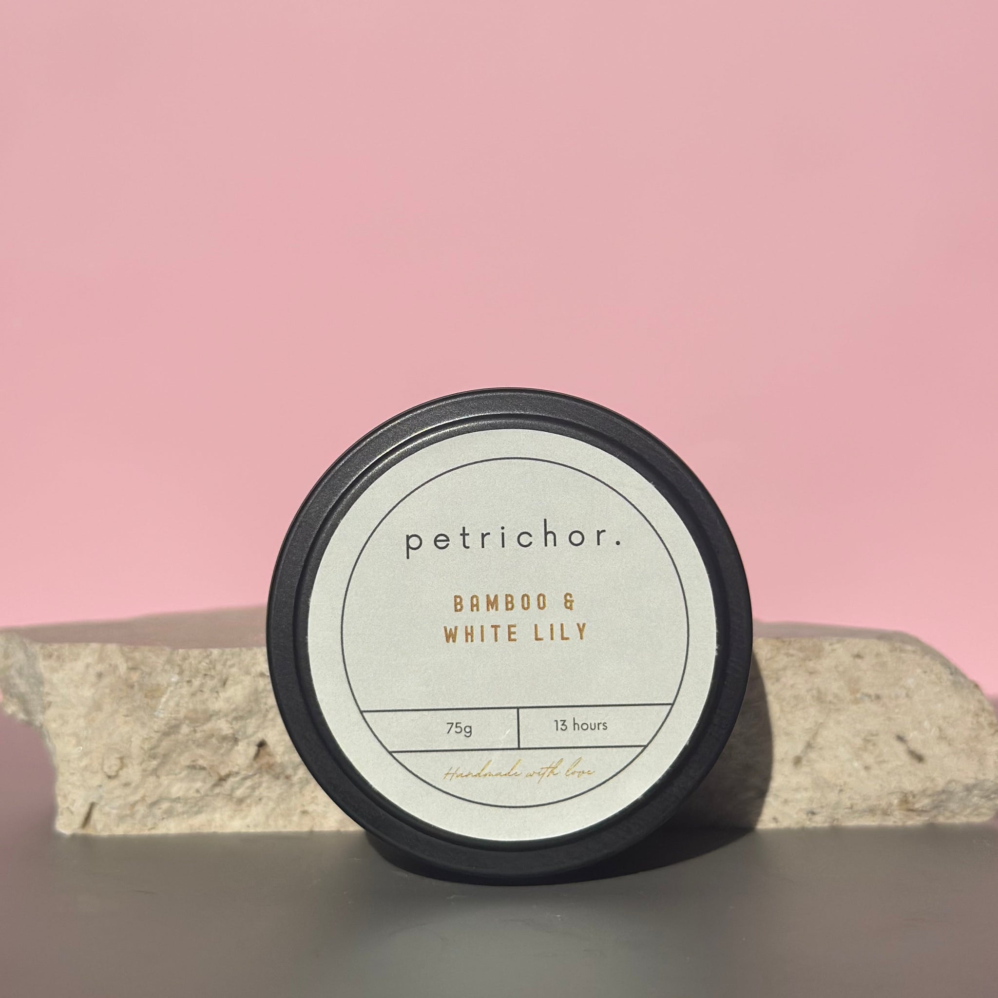 Bamboo and white lily | Handmade Candles | Petrichor