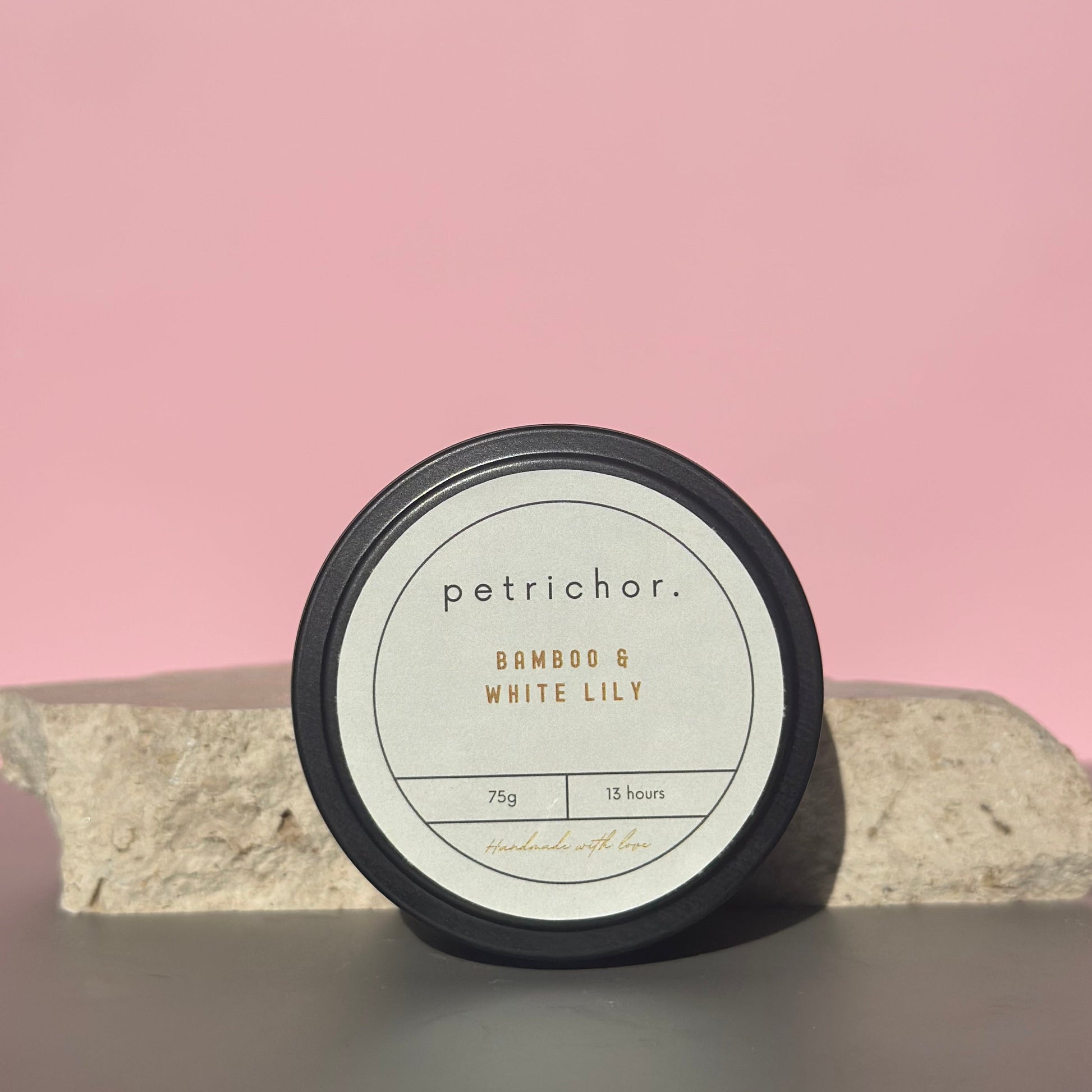 Bamboo and white lily | Handmade Candles | Petrichor
