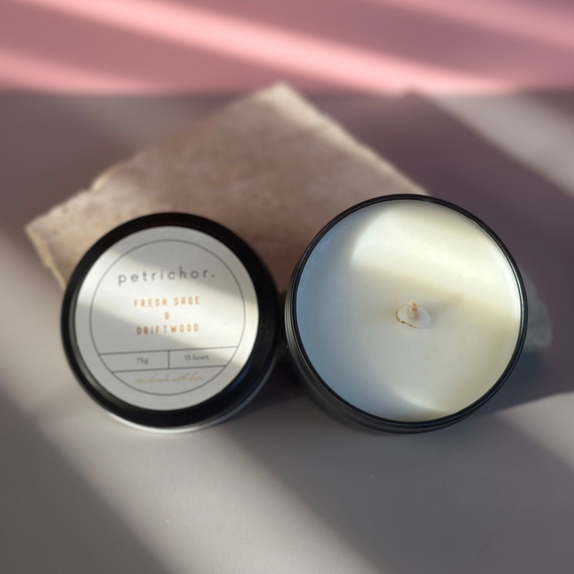Teak & Neroli | Handmade Candles | Petrichor