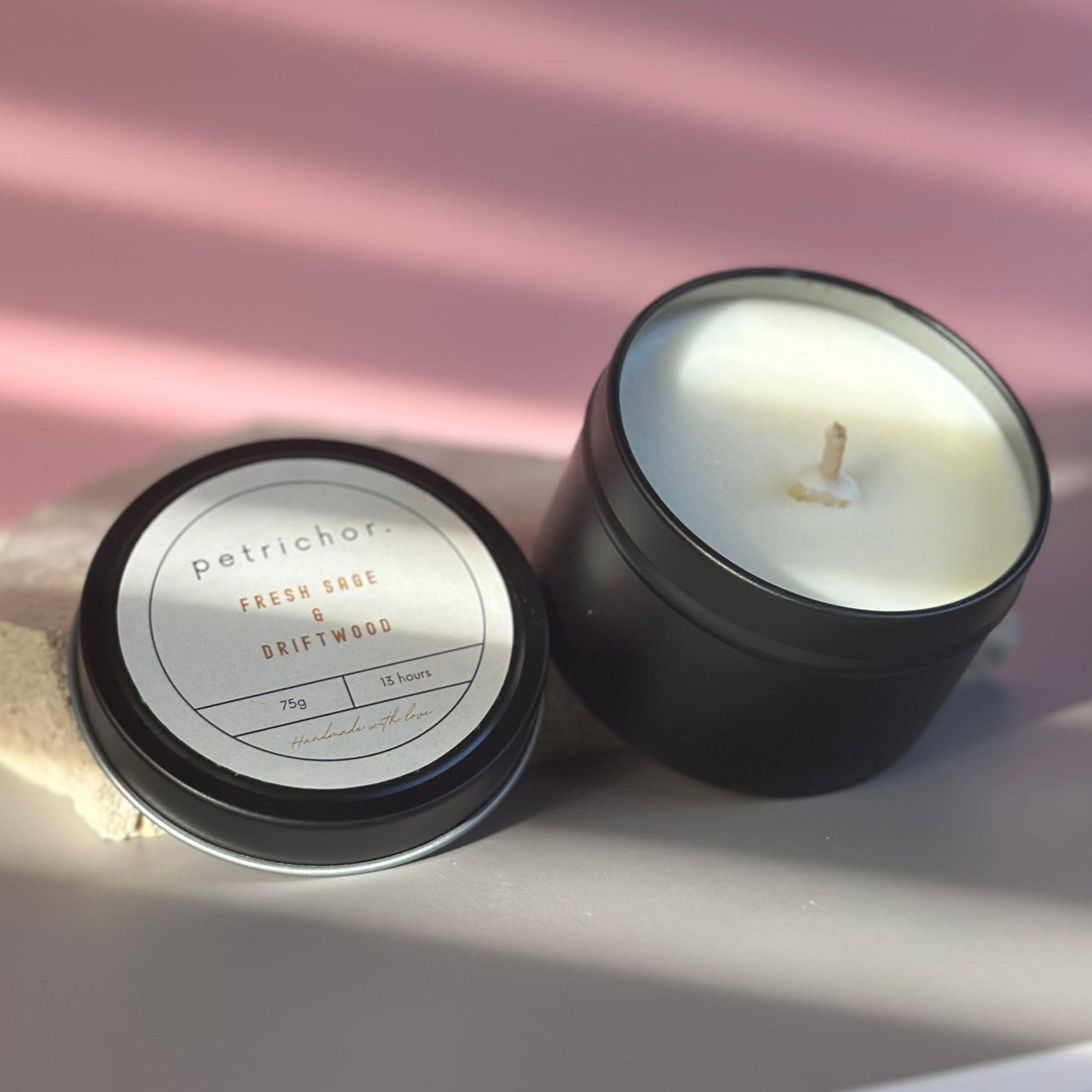 Fresh Sage & Driftwood - Handmade Candles | Petrichor