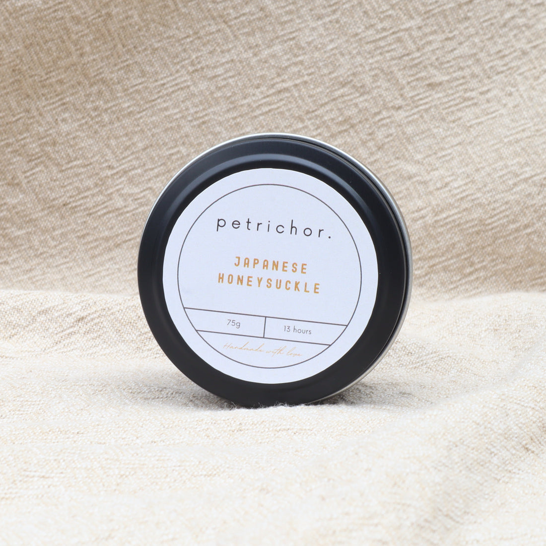 Australian Bush Jar and Japanese Honeysuckle Tin - Petrichor Candles