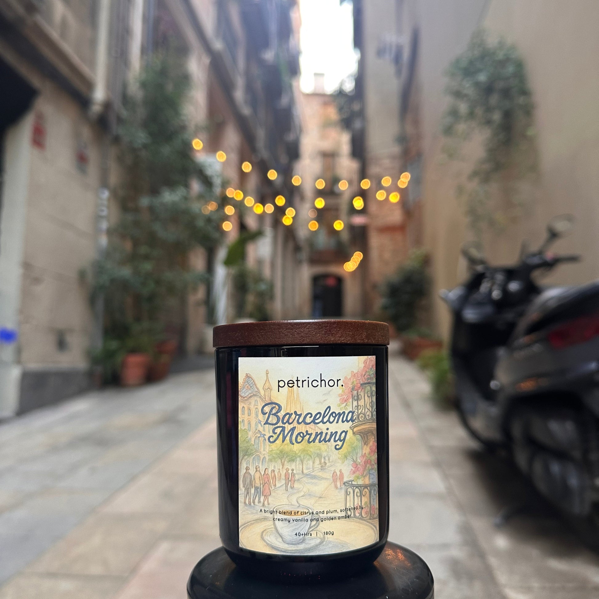 Barcelona Morning Candle