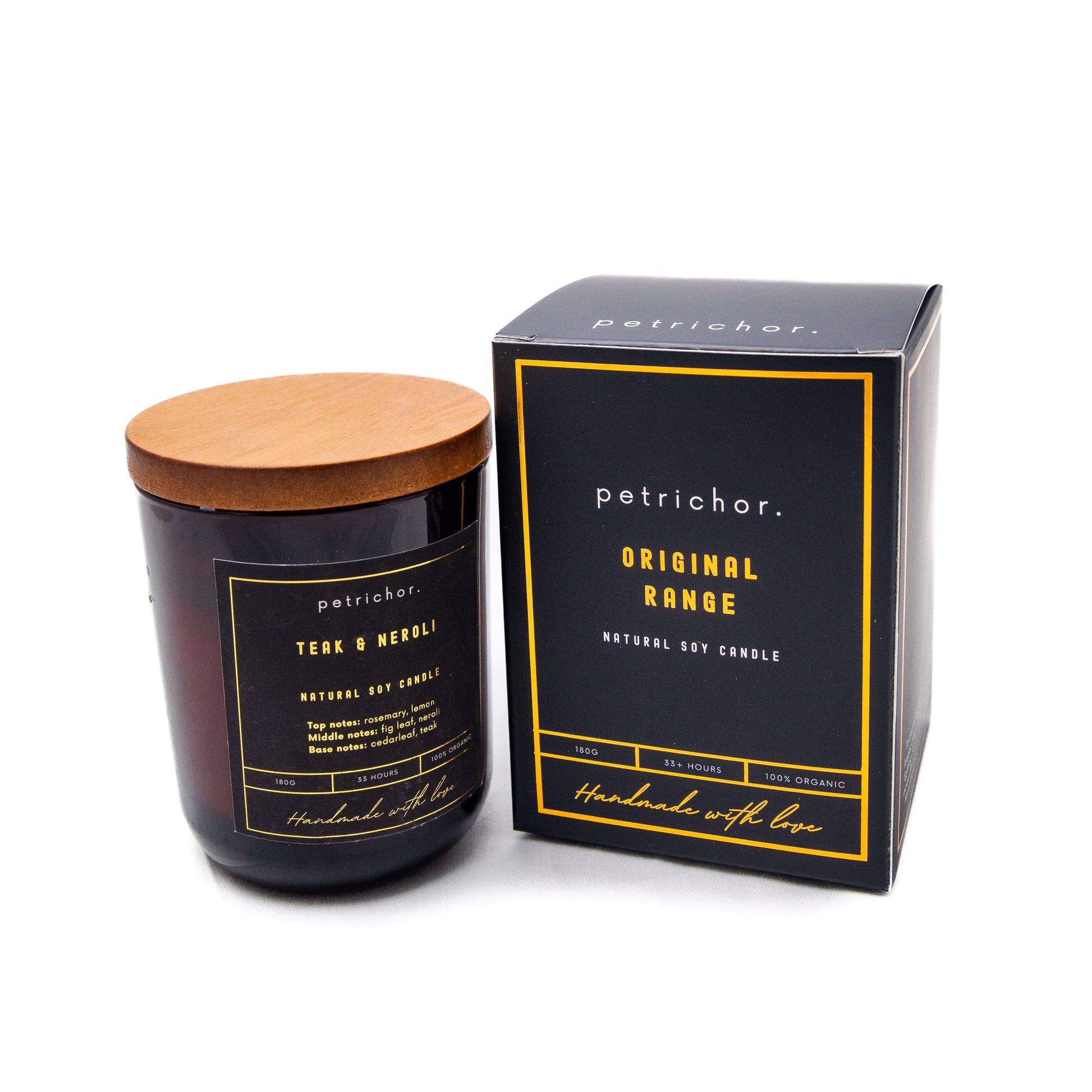 Teak & Neroli - Handmade Candles | Petrichor